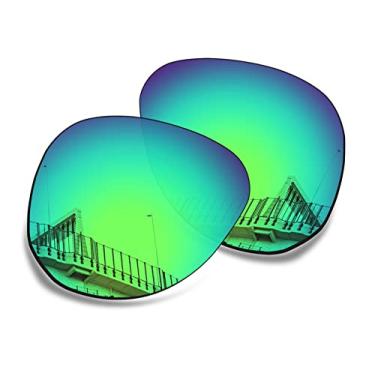 Imagem de Well-aimed Lentes de substituição compatíveis com óculos de sol Oakley Contrail OO4147 - Verde irídio polarizado