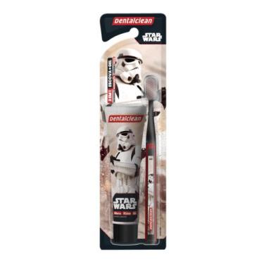 Imagem de Kit Escova de Dente + Creme Dental Sat Wars Dentalclean, Stormtrooper