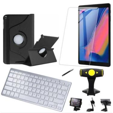 Imagem de Capa Giratória Samsung Tab S7 11" T870/T875 + Película + Teclado +Supo