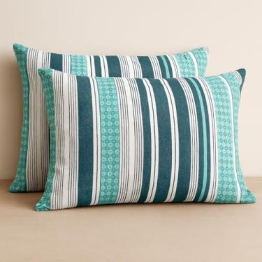 Imagem de Kit 4 Fronhas Avulsas 70x50cm Para Travesseiro Malha Estampada 100% Algodão COZZILAR Conforto, Maciez e Elegância para Seu Quarto (Modelo 1)