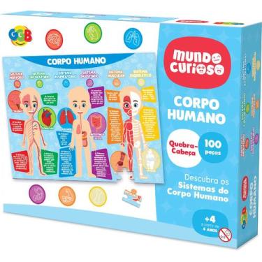 Imagem de Quebra-cabeça corpo humano - GGB