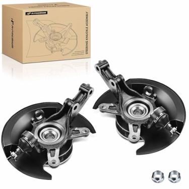 Imagem de A-Premium Conjunto de junta de direção dianteira esquerda e direita compatível com Honda Civic 2001 2002, 1,7L, lado do motorista e do passageiro