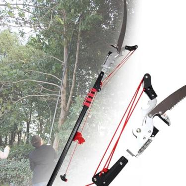Imagem de Poda Telescópica De árvores Serra De Poda Com Tesoura Podador De Poste De árvore 3,6 M-7,2 M Podador De Poste Com Poste De Extensão Aparador De Galhos Manual Com, One Color, 3.6M (12FT)