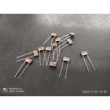 Imagem de 10x Capacitor Mica Prata 10pf/100v 5% Cm0 Icl