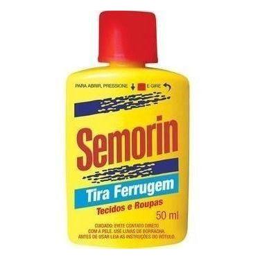 Imagem de Kit c/2 Semorim Tira Ferrugem 50ml Tira Mancha de Ferrugem - Dalila