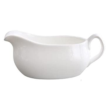 Imagem de Molho de molho para molhos, molho e creme de cerâmica barco, bife, molho de pimenta preta, copo de ketchup, barril, barco, molho branco, recipiente (tamanho: M)