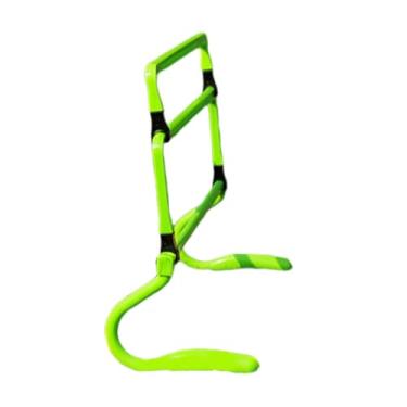 Imagem de Fenteer Barreiras de agilidade, equipamento portátil para treinamento de velocidade, 4 alturas ajustáveis ​​para pular obstáculos adultos, treinamento de, Verde