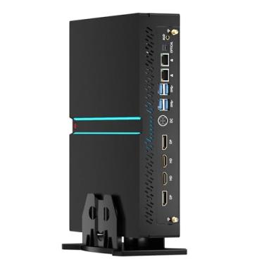 Imagem de msecore Mini PC i9, Core i9-13900F 24 núcleos até 5,6 GHz com computador desktop Gerforce RTX 4070 12G, 64G DDR5 RAM 4T PCIE 4.0 SSD, WiFi 6E, suporte 8K, quatro monitores, LAN dupla, Windows 11 Pro