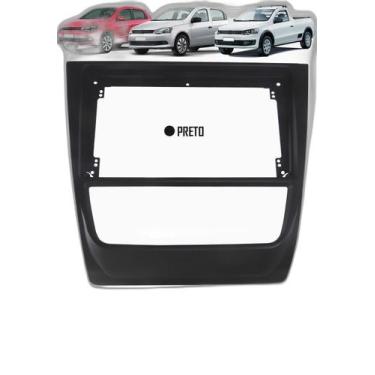 Imagem de Moldura Multimídia 9 Gol G6 Saveiro Voyage - Preto - Ludovico