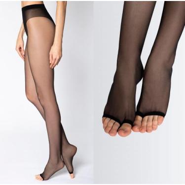 Imagem de Meia Calça Trifil W06301 Dedinhos Livres Fio 10, Preto, G