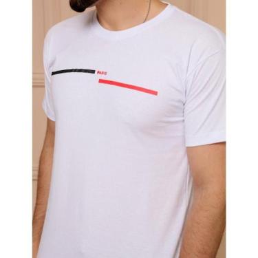 Imagem de Camiseta Básica Masculina 'Paris' Personalizada - Renovar Confecções, 