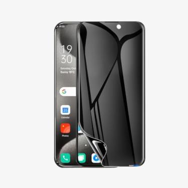 Imagem de Película Protetor Tela Cerâmica Fosca Privacidade Anti Espião Spy Não Quebra Para iPhone (iPhone 15 Pro Max)