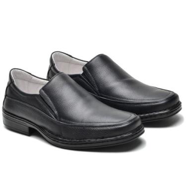Imagem de Sapato Mocassim Social Casual Palmilha Gel Super Macio Leve Barato Con