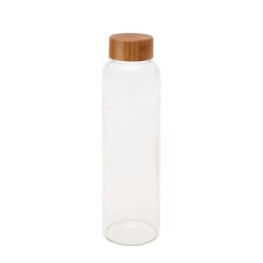 Imagem de Garrafa De Vidro Para Água Go Green Com Tampa 600ml - GARRAFA ÁGUA