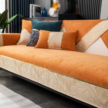Imagem de 5JJJLOOOPP Capa de sofá 1 70 * 90 cm 2 3 4 lugares capa de almofada multicapa cor 5 proteção elegante para animais de estimação (cor 5 90 * 120 cm)