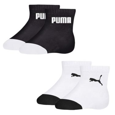 Imagem de Kit 2 Pares de Meias Puma Bebê Cano Baixo