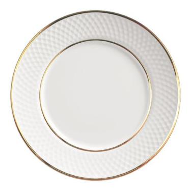 Imagem de Conjunto com 6 Pratos Raso Relevo Gold Ø29cm - Alleanza Cerâmica