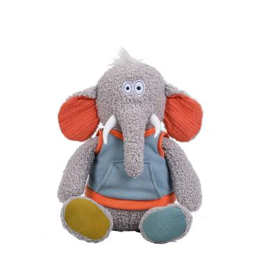 Imagem de Boneca de pelúcia, desenho animado, elefante, bicho de pelúcia macio, 40 cm