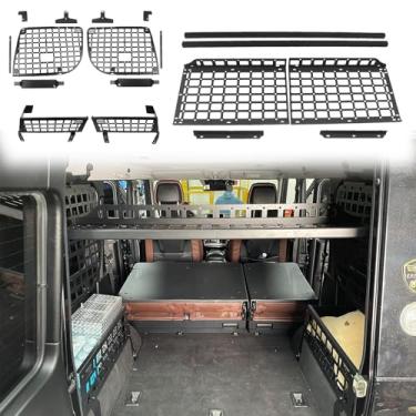 Imagem de CTH Para Mercedes-Benz G-Class G500 G55 2004-2017 Suporte de armazenamento para modificação de porta-malas traseiro painel Molle organizador de porta-malas suporte de armazenamento de bagagem, kit de