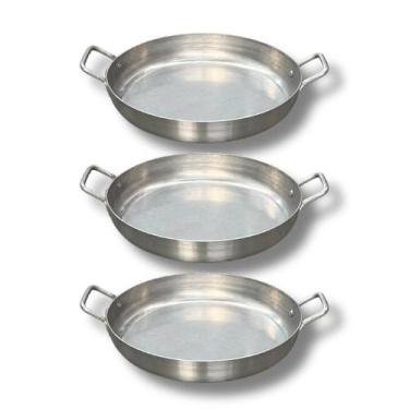 Imagem de Kit 3 Frigideiras Pergaminho Panelinha N16 450ml Para Porção E Massas 