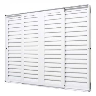 Imagem de Janela Veneziana Perfecta 6F 120x100 Branca - 1020-73 - JAP