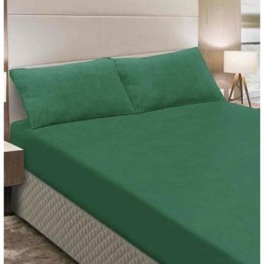 Imagem de Lençol Casal De Plush Queen Mantinha Soft Com Fronha 3Pçs - BORGON, VE