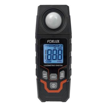 Imagem de Luxímetro Digital Profissional Foxlux Medidor de Iluminância com Displ