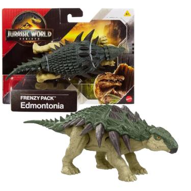 Imagem de Boneco Edmontonia Jurassic World Frenzy Pack Mattel - JBG72