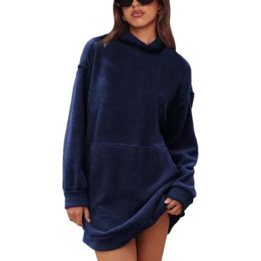 Imagem de Suéter Tomosc Pulôver Chenille de gola alta para mulheres