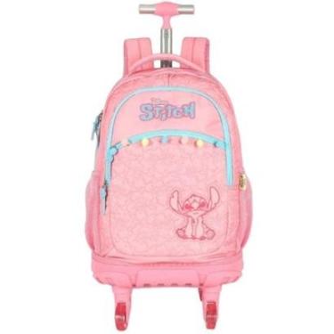 Imagem de MOCHILA STITCH LUXCEL COM RODAS INFANTIL FEMININA MC50072SC-Feminino