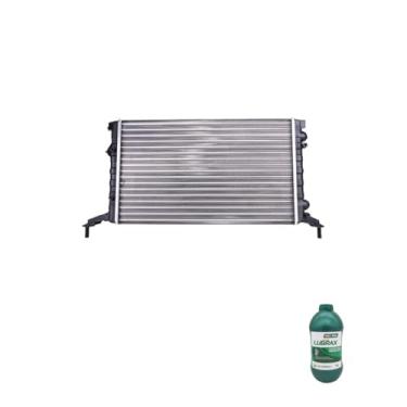 Imagem de Kit Radiador GM Celta 1.0 1.4 Sem ACD 06/11 + Aditivo Lubrax Verde Concentrado 1L