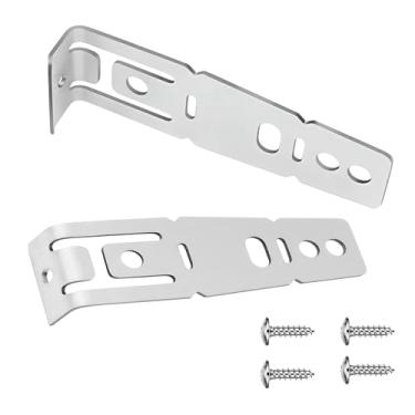 Imagem de HPUY WD01X21740 Suporte de bancada para lava-louças 2 peças compatíveis com GE Suporte de montagem para lava-louças ideal para bancadas de granito e quartzo