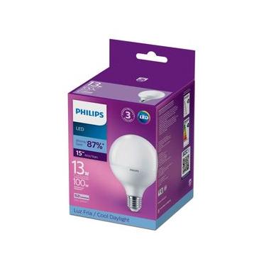 Imagem de Lâmpada Led Philips Globe G93 13W luz branca bivolt base E27