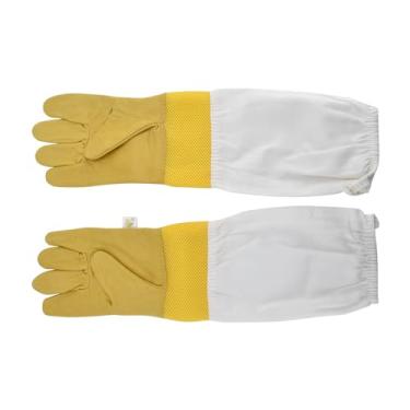 Imagem de Zerodis Luvas de Apicultura Tamanho Xl, Jardinagem Doméstica, Criação de Jardim, Cobertura para Reprodução de Jardim, Proteção Máxima contra Picadas de Abelha para Apicultores, Luvas de Apicultura