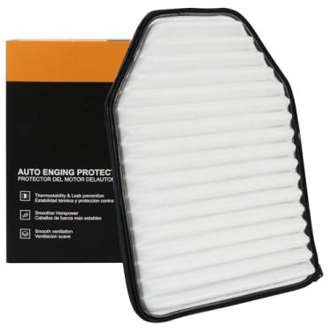 Imagem de SUPLABEL Substituição do filtro de ar do motor compatível com Jeep Wrangler 3.6L 3.8L painel de filtro de ar do motor de substituição 53034018AD