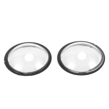 Imagem de 2 peças de capa de proteção de lente para X4, capa protetora de lente antipoeira anticolisão contra impressão digital, com design de trava de torção removível, para acessórios de câmera de ação