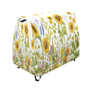 Imagem de Qilmy Wildflower Kids Water Table Cover, Duty Waterproof Patio Table Covers for Outdoor Toddler Splash Tables, UV Resistant & Dustproof Play Table Protector, Cover Only