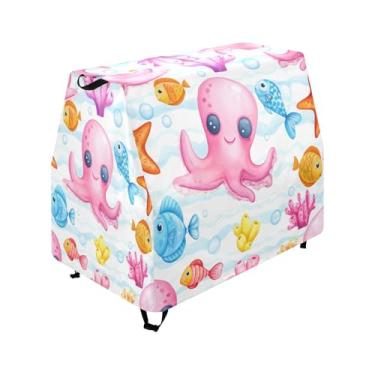 Imagem de Qilmy Cute Octopuses Kids Water Table Cover, Duty Waterproof Patio Table Covers for Outdoor Toddler Splash Tables, UV Resistant & Dustproof Play Table Protector, Cover Only