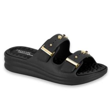 Imagem de Sandalia Feminina Modare Confortavel Massageadora Fivela Ajustavel Nuvem Ref: 7214.101-Feminino