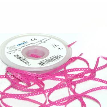 Imagem de Elástico Borrachinha Aparelho Ortodôntico Corrente Curto 1.5 metros