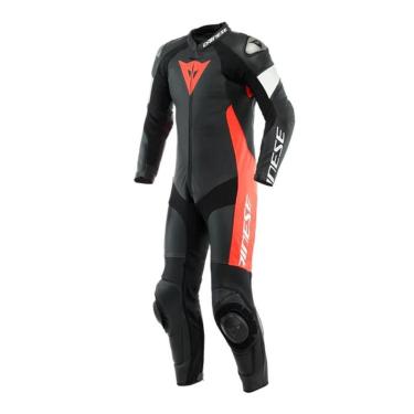Imagem de Macacão Dainese Tosa Preto e Vermelho Cor:;Tamanho:48;Gênero:Masculino-Masculino