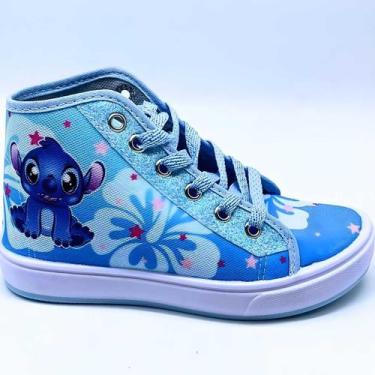 Imagem de Tênis Infantil Ns Ortobessa Cano Alto Stich Estilo Confy 46-I, Azul, 3
