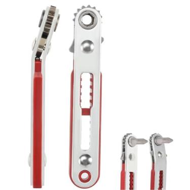 Imagem de Zohino Conjunto de chaves de chave de fenda reversível de 2 peças magnéticas, catraca de 1/10.2 cm para gadgets, carros, casas, máquinas