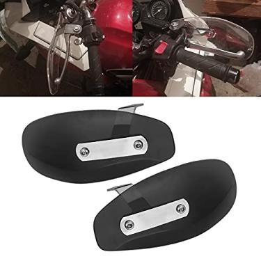 Imagem de Generic Defletor de Protetor de Mão Universal para Motocicleta Adequado para, Adequado para, para, para, Feito de Acrílico + Liga de Aço, Preto, 1 Conjunto, Proteção para Viagens de Moto (Preto)
