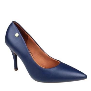 Imagem de Sapato Feminino Scarpin Salto Fino Alto Vizzano 1184.1101, Marinho pel