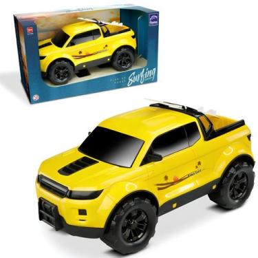 Imagem de Carrinho de Brinquedo Coleção Criança Infantil Caminhonete Miniatura V