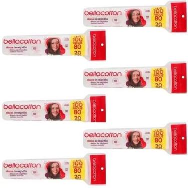 Imagem de Algodão Bellacotton Disco Kit Com 6 Unidades - Leve 100 Pague 80