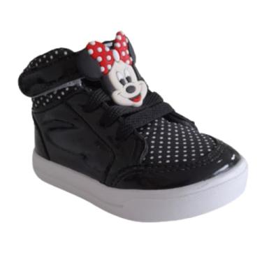 Imagem de Tenis Bebe menina Infantil Sapato Botinha Personagem Tênis Para Bebê Bota menina (TENISMINNIE, BR, Bebê, Numérico, 21)