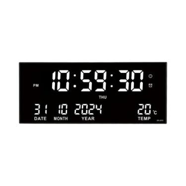 Imagem de Relógio Digital De Parede Grande LED De 14 Polegadas Com Alarme, Tempe