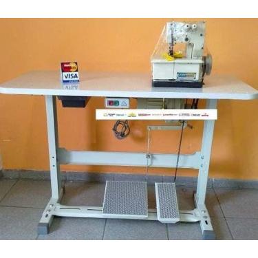 Imagem de Máquina de Costura Galoneira Semi-Industrial Completa, 2 Agu - Bracob,